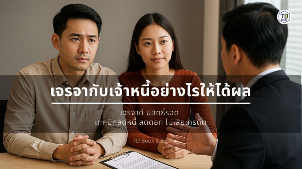 เจรจากับเจ้าหนี้อย่างไรให้ได้ผล ลดหนี้ ลดดอก ไม่เสียเครดิต